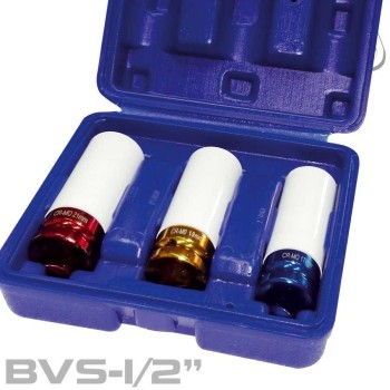 JUEGO DE 3 VASOS LLAVE IMPACTO LARGOS 1/2