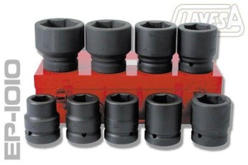 JUEGO DE VASOS PARA LLAVE DE IMPACTO 1'