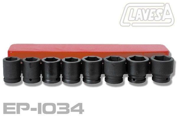 JUEGO DE VASOS PARA LLAVE DE IMPACTO 3/4'.