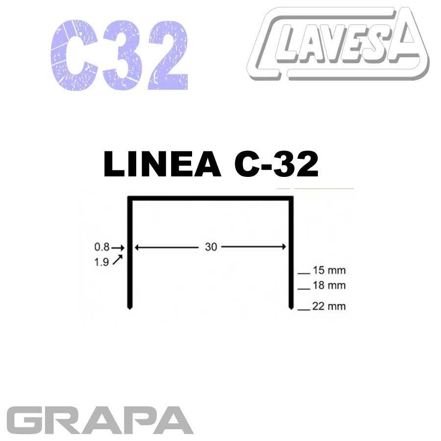 GRAPA PARA CARTON C-32