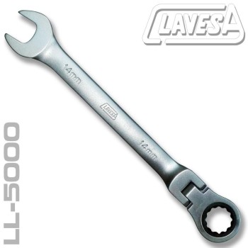 LLAVES COMBINADA CON CARRACA ARTICULADA