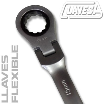 LLAVES COMBINADA CON CARRACA ARTICULADA