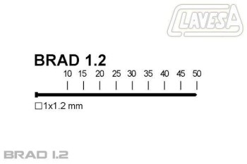 CLAVADORA BRAD 1,2 HASTQA 50mm KIT